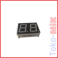 7 Segments SEVEN SEGMENT LED DISPLAY 2-DIGIT COMMON ANODE 0.56 IN 18P