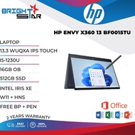 LAPTOP HP ENVY X360 13 BF0015TU (13.3 WUQXA IPS TOUCH / I5-1230U / 16GB OB / 512GB SSD / INTEL IRIS 