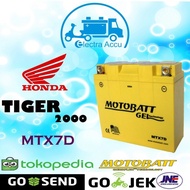 Ss Aki Motor Honda Tiger 2000 Motobatt Mtx7D Aki Kering
