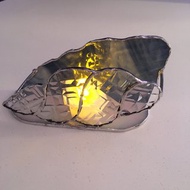 LED 蠟燭台海貝殼玻璃灣景