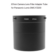 67mm Camera Lens Filter Adapter Tube for Panasonic Lumix DMC-FZ200 Camera LC8326