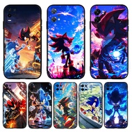for Realme 3 5 6 7 8 Pro 5i 5s Q 6i 7i 【O-6】Cartoon cool anime Sonic the Hedgehog Casing 6Y2 Black T