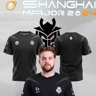2025 New CSGO Major G2 Esports Club Support Jersey CS2 Game Training Match Uniform Men's T-Shirt Spo