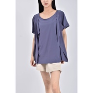 ((M) giordano ladies Blue Short-Sleeved Top Second-Hand Clothes