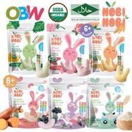 Nobi Nobi Organic Jasmine Rice Puff | Halal Baby Food | Biskut Beras