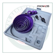PROWESS 16pcs Hole Saw Set - PW40-4316 - Suitable For Wood