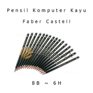 Wooden Computer Pencil FABER CASTELL 9000 - Pencil 8B 7B 6B 5B 4B 3B 2B B HB FJ 2H 3H 4H 5H 6H