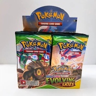 Pokemon TCG  Evolving Skies Fusion Strike Booster Pack English Version Collectible Game Cards Myster