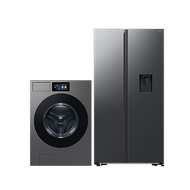 เครื่องซักผ้าและอบผ้า WD90F21BCSST + ตู้เย็น Side by Side RS57DG4100B4ST