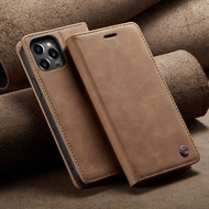 Retro Leather Wallet Flip Phone Case For iPhone 15 14 13 12 11 Pro Max Plus Mini XS Max XR X 8 7 6Pl