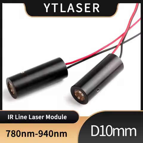 D10x26mm 780nm-940nm IR Line Laser Module 50mW 100mW 150mW Invisible Light Radar Locator Industrial 