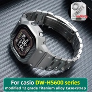 DW-H5600 Ultralight Titanium Alloy Watch Case Metal Bracelet Mod Kit for CASIO DW-H5600MB series upg