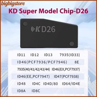 Big 1Pcs D26 Transponder Chip New KD Super Chip Support 8A 8C PCF7935 PCF7936 ID46 ID47 ID48 ID49 ID