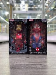 Bearbrick 一番賞 Ironman & Spider-man 400% 鋼鐵俠 蜘蛛俠