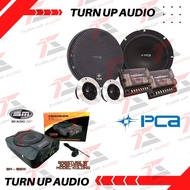 paket audio mobil speaker pintu depan PCA + subwoofer kolong original