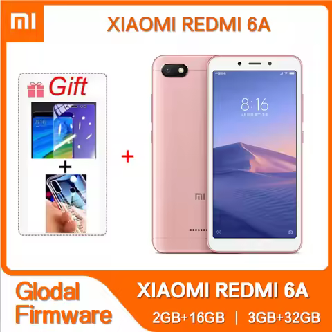 Original Xiaomi Redmi 6A 3GB 32GB Smartphone Wholesale Xiaomi Mobile Phones Unlocked Android Google 