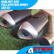 R25 Exhaust Standard sound/racing full system sport 150 cc vixion cb150r cbr150r