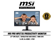 MSI PRO MP273U Business & Productivity Monitor (27 Inch | 4K UHD | IPS | 60Hz | 3Y)