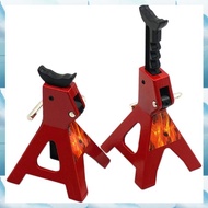 [G V W E] RC Jack Stands,2Pcs 6 Ton RC Car Scale Jack Stands for  SCX10 Wraith TRX4 D90 CC01 RC Quic