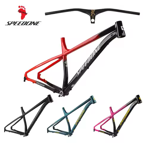 SPEEDONE 29'' Racetrack Bike Frame Ultralight Aluminum Alloy Mountain Bike Hardtail Frame Internal R