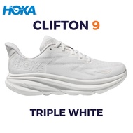 รองเท้าวิ่ง Hoka One One Clifton 9 White Size36-45 รองเท้าผ้าใบผู้ชาย รองเท้าผ้าใบผู้หญิง รองเท้าวิ่