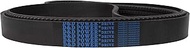 D&D PowerDrive 4R3VX500 Banded Cogged V Belt, Rubber