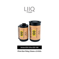 Arista EDU Ultra ISO 100 Film, B&W B&W, 135/35mm x 24 Styles, Date Printed for Film Cameras - LIIQ F