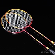 Wholesale 2 Double Rackets Full Carbon Carbon Fiber Badminton Racket Ultra-Light Offensive Training 