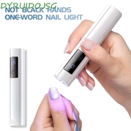 DYRUIDOJSG Mini Nail Dryer Light, Quick Drying Single Finger LED Nail Lamp, Nails Art Tools Efficien