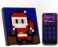 LED Pixel Art Display Frame with Clock Phone Control Bluetooth Programmable LED Sign Panel for Deskt