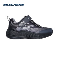 Skechers สเก็ตเชอร์ส รองเท้าเด็กผู้ชาย Boy Microspec Advance Shoes - 403926L-BKSL