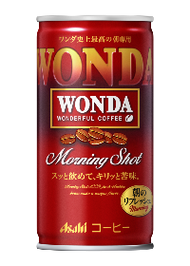 朝日 WONDA Morning Shot 罐裝咖啡 185g×30入