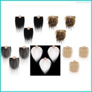 Nan Gnome Beads and Fake Beards 6pcs set Faux Fur Dwarf Beard  Bead