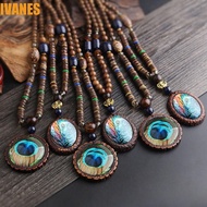 IVANES Necklace Fish Women Men Horn Ethnic Buddhist Pendant
