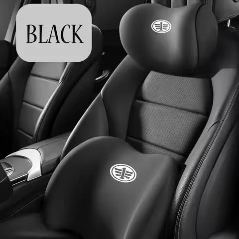 Car Headrest Neck Support Seat Lumbar cushion Neck Pillow Waist pad for FAW V5 X80 B50 X40 T77 V2 Vi