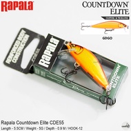เหยื่อปลอม RAPALA Countdown Elite CDE-55 Lure Bait Sinking 5.5cm