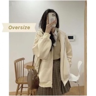 ZIPPER HOODIE/ OVERSIZE ZIPPER HOODIE/KOREAN STYLE ZIPPER HOODIE