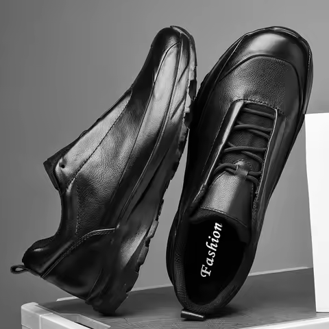 Breathable Men's Casual Shoes Stylish Low-Top Sneakers Lace-Up Sports Shoes for Daily Wear Trainers 