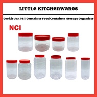 Balang Kuih Raya PET Container - Bekas Cookie Jar Balang Plastik Kosong Balang Biskut3347 / NCI 4054