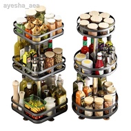 ✎☎✽3 4 5 Layer Rotatable Kitchen Utility Trolley Cart Shelf Storage Rack Organizer With Wheels Stand