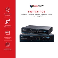 POE Switch 4 Port + 2 Uplink IEE082.3af/at