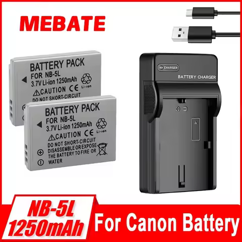 Upgrade 1200mAh nb-5l NB 5L NB5L Camera Battery For Canon S110 SX200 SX210 SX220 SX230 IS HS IXUS 85