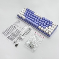 [Shipped within 1 day] ZIFRIEND T62 Mechanical Keyboard 63 键 Type-C 有线 Keyboard 63 键 Hot Swap RGB Ba