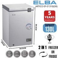 ✺ELBA CHEST FREEZER 130 LITRES ARTICO EF-E1310(GR)  PETI BEKU  FREEZER☂