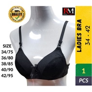 Women Bra ABC Cup Xde Dawai Cotton Bra Baju Dalam Wanita Bra Wanita Tanpa Dawai Design F