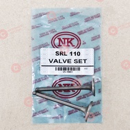 VALVE SET - YAMAHA - SRL 110/ 110ZR/ SRL 115/ 115Z / SRE/ SRX / SRL 105/ LAGENDA 110/ 110ZR / LAGEND