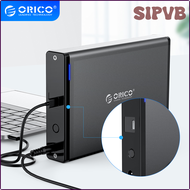 SIPVB 7688C3 ORICO 3.5 HDD เคสชนิด C กล่องใส่ฮาร์ดดิสก์ SATA เป็น USB 3.0ตัวอ่านฮาร์ดไดรฟ์เสริมสำหรับ2.5/3.5 ''HDD รองรับ16TB LKDVQ
