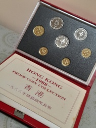 香港1988年精鑄錢幣套裝