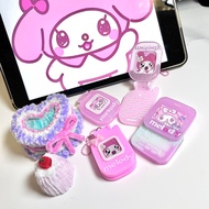 Planet No. 9 planet | melody melody Retro Flip Small Phone Glitter Phone Keychain Ornaments