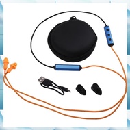 [W F S B] Bluetooth Ear Plugs Earphone Kit Neckband Noise Reduction for Work, for Work Safety Hearin
